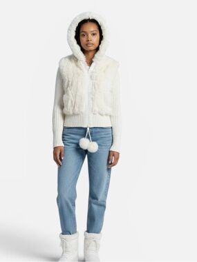 Chilly Willy Fur Trim Sweater